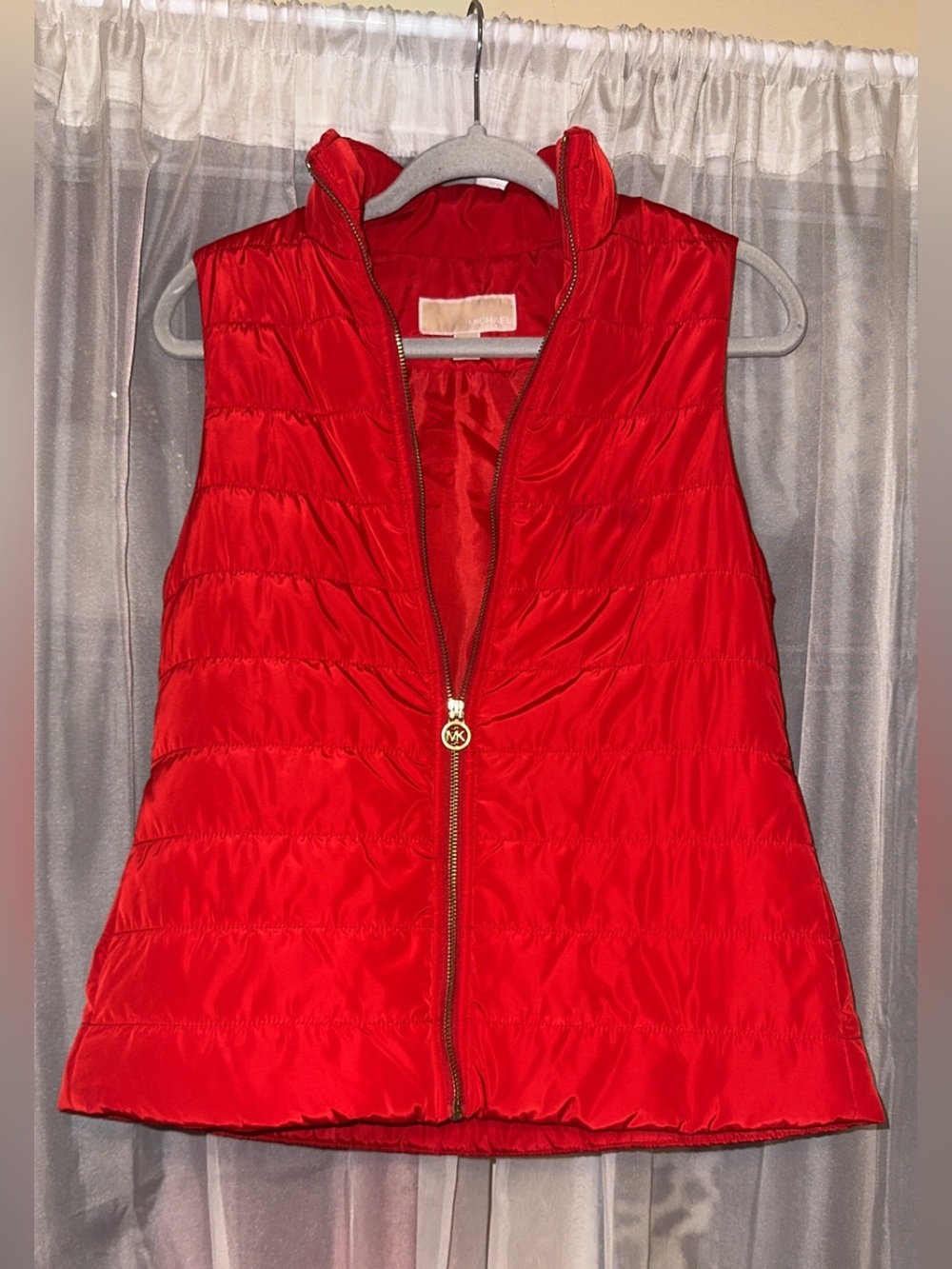 Michael Kors Women’s Red Puffer Vest
